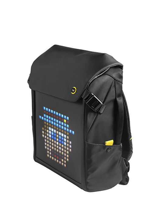 Divoom Pixoo Backpack M Siyah Piksel Led Ekranlı Sırt Çantası 2