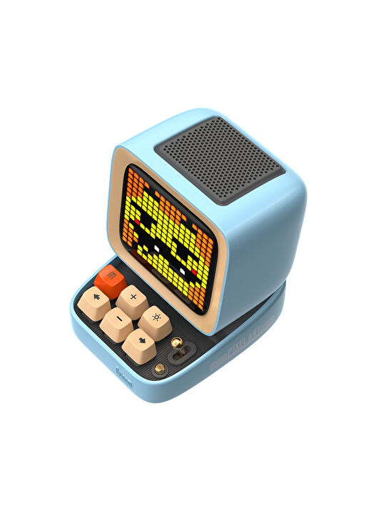 Divoom Ditoo Mic Piksel Ekranlı Karaoke Mikrofonlu 15W Mavi Bluetooth Hoparlör 3