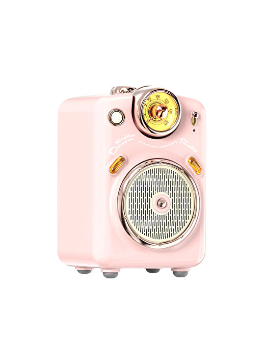 Divoom Fairy OK Mikrofonlu 10W Pembe Bluetooth Hoparlör 1