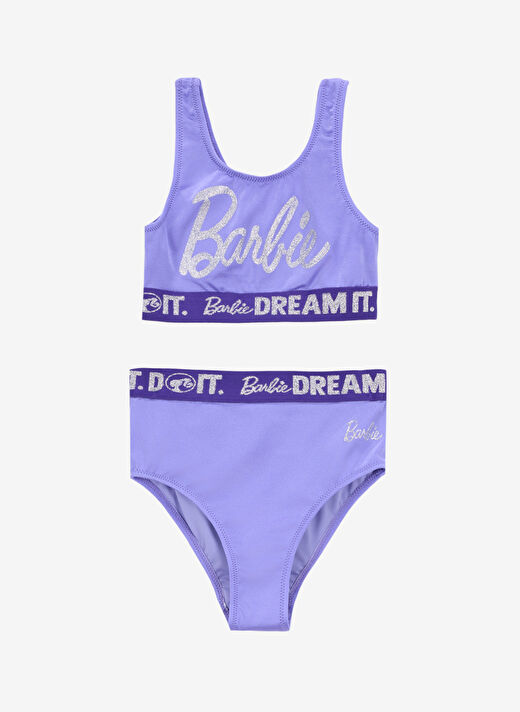 Barbie Lila Kız Çocuk Bikini Takım BRB4SG-BKİ6005 1