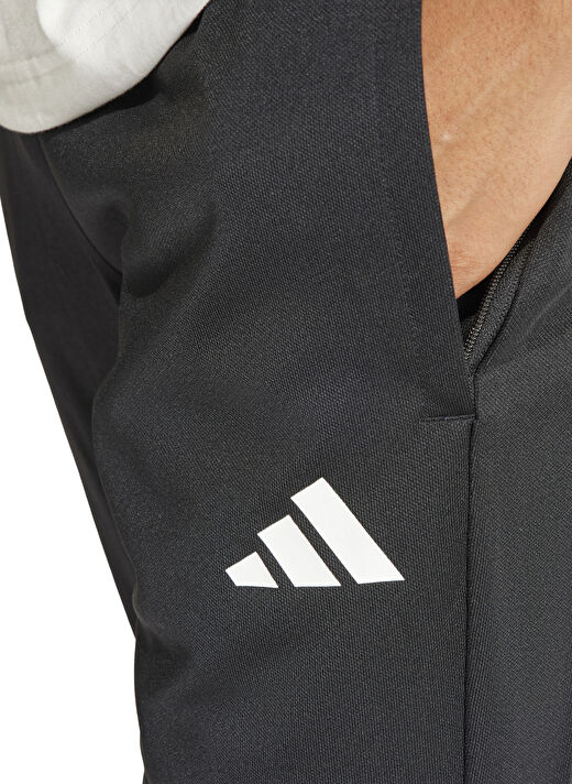 adidas Siyah Erkek Dar Paça Normal Kalıp Eşofman Altı IR7848 M  2