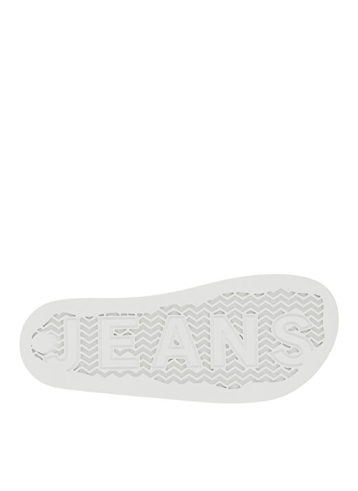 Tommy Hilfiger Beyaz Erkek Plaj Terliği TOMMY JEANS POOL SLIDE ESS 4