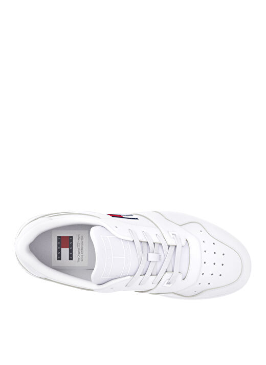 Tommy Hilfiger Beyaz Erkek deri Sneaker TJM RETRO BASKET ESS 3