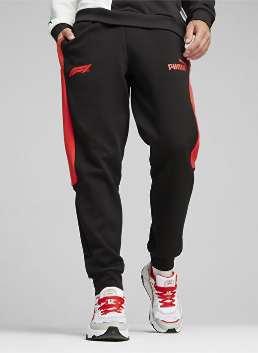 Puma Siyah Erkek Dar Paça Eşofman Altı 62566301 F1 MT7+ Track Pants   4