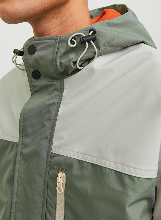 Haki Erkek Standart Fit Mont JCOHIKE LIGHT JACKET   3