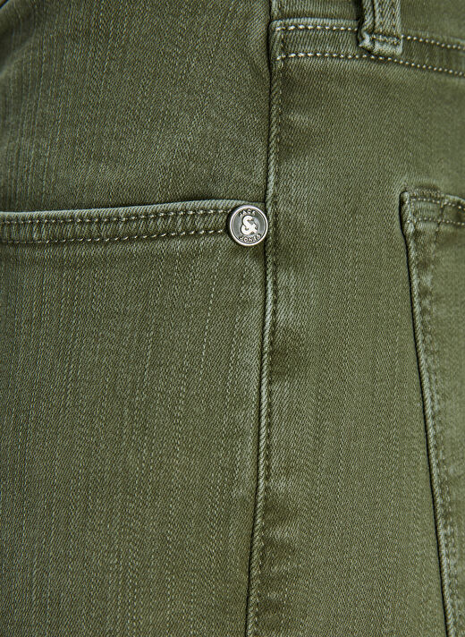 Jack & Jones Yeşil Erkek Dar Paça Slim Fit  Denim Pantolon JJIGLENN JJEVAN CJ 977 SN 3
