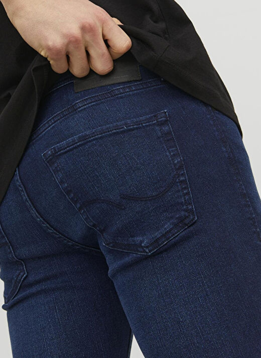 Jack & Jones  Erkek Dar Paça Slim Fit  Denim Pantolon JJIGLENN JJORIGINAL MF 775 NOOS 2