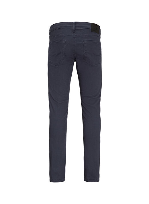 Jack & Jones Lacivert Erkek Dar Paça Slim Fit  Denim Pantolon JPSTGLENN JJORIGINAL PANT 1