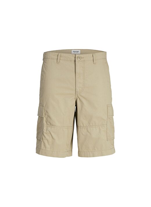 Jack & Jones Krem Erkek Kargo Şort JPSTCOLE JJCAMPAIGN SHORT 1