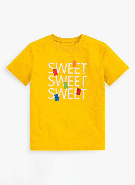 Haribo Baskılı Hardal Kız Çocuk T-Shirt Haribo Kız Çocuk T-Shirt 2