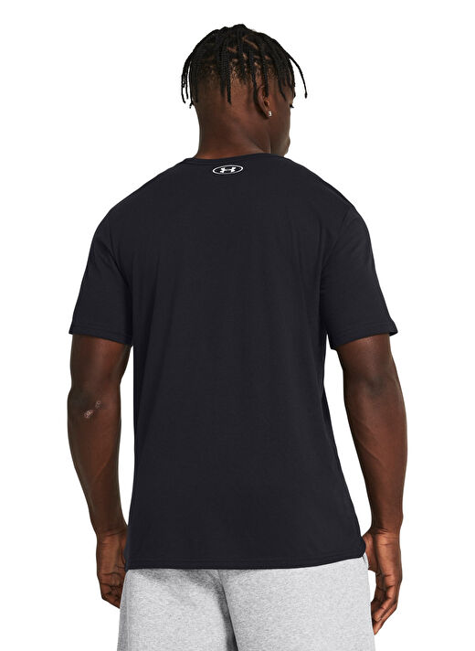 Under Armour 1382915-001 UA GL FOUNDATION UPDATE Siyah Erkek Bisiklet Yaka Oversize T-Shirt  2