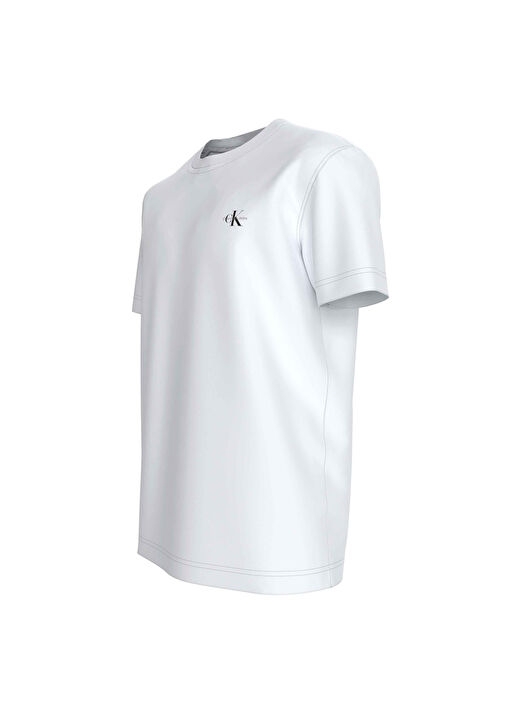 Calvin Klein Jeans Düz Beyaz Erkek T-Shirt J30J320199YAF 1