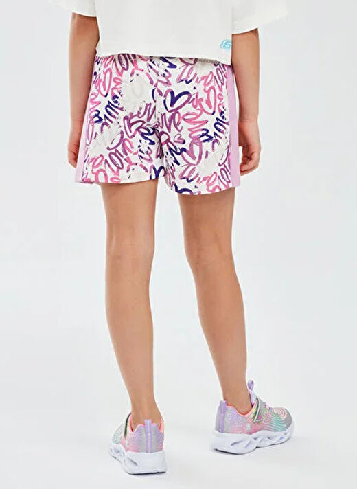 Skechers Kız Çocuk Şort SK241043-102-2Xı Lock G 3Inch Short 4