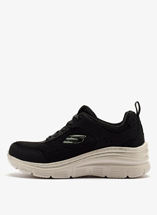 Skechers 896294TK BKGD FASHİON FİT Siyah - Sarı Kadın Günlük Spor Ayakkabı 1