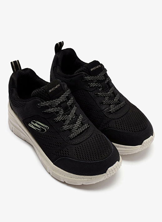 Skechers 896294TK BKGD FASHİON FİT Siyah - Sarı Kadın Günlük Spor Ayakkabı 4