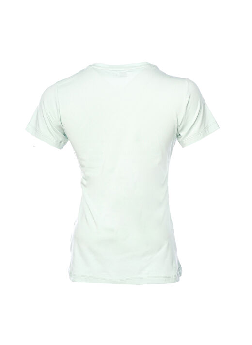 Hummel Yeşil Bisiklet Yaka Slim Fit Kadın T-Shirt 911306-2519 HMLDENI  4