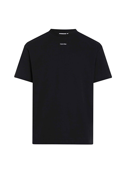 Calvin Klein Bisiklet Yaka Siyah Erkek T-Shirt K10K112487BEH 1