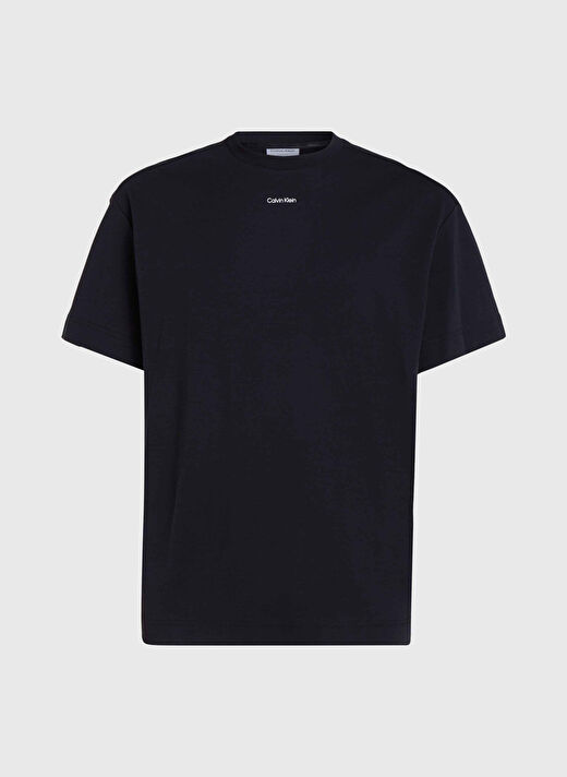Calvin Klein Bisiklet Yaka Siyah Erkek T-Shirt K10K112487BEH 3