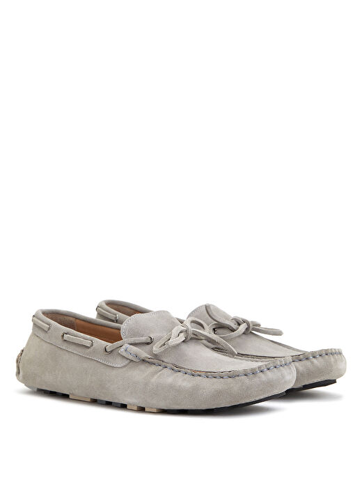 Divarese Gri Erkek Süet Loafer 336-01 2