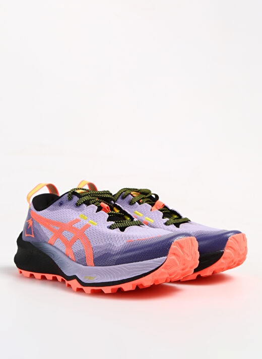 Asics 1012B605-501GEL-Trabuco 12 Lila - Turuncu Kadın Koşu Ayakkabısı 2