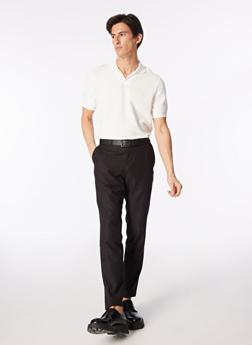 Brooks Brothers Polo Yaka Standart Ekru Erkek Kazak BBSS24MKL012 3