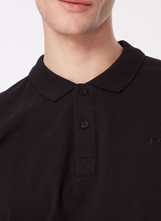 Lee Cooper Siyah Erkek Polo T-Shirt 242 LCM 242025 TWINS SİYAH 4