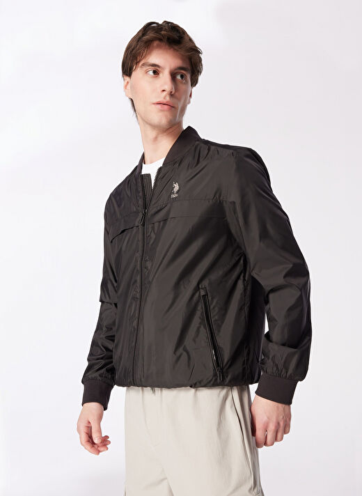 U.S. Polo Assn. Siyah Erkek Mont AKSU24Y 4