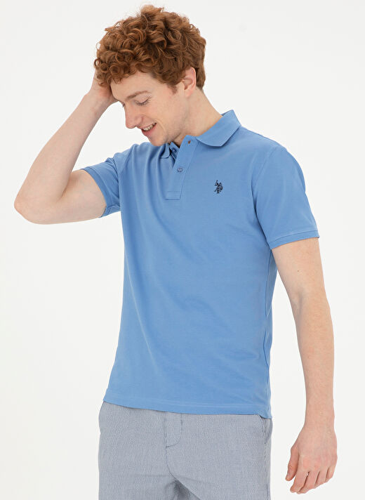 U.S. Polo Assn. Koyu Mavi Erkek Slim Fit T-Shirt GTP04IY024 3