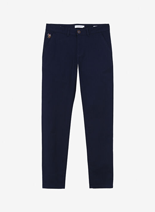 U.S. Polo Assn. Normal Bel Normal Paça Slim Fit Lacivert Erkek Pantolon KENLY 1