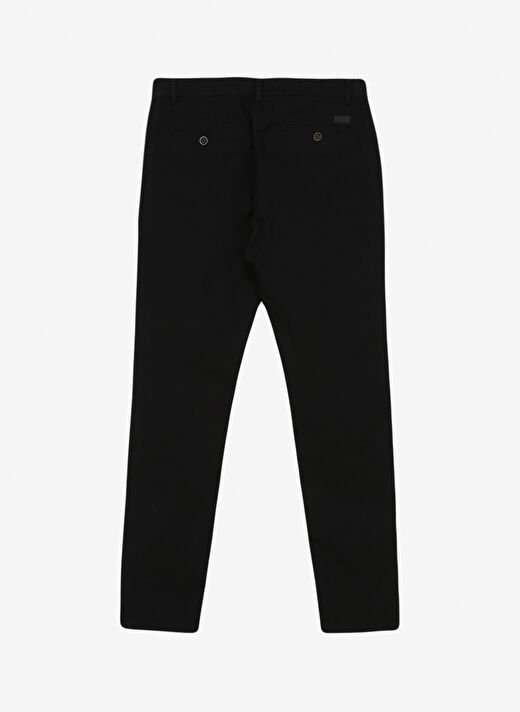 U.S. Polo Assn. Normal Bel Normal Paça Slim Fit Siyah Erkek Pantolon KENLY 2
