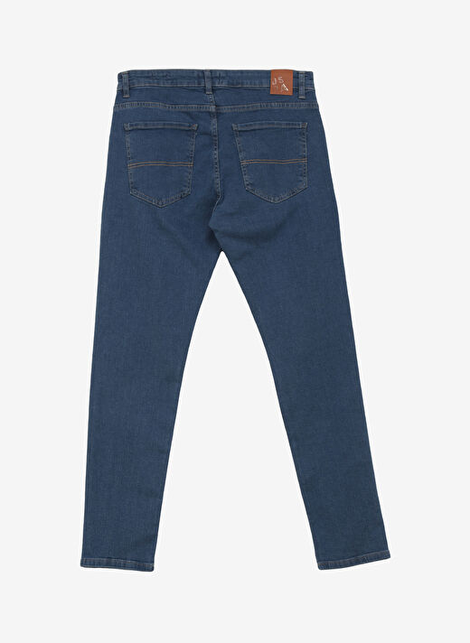 U.S. Polo Assn. Mavi Erkek Düz Paça Slim Fit  Denim Pantolon MARCOS-U 2
