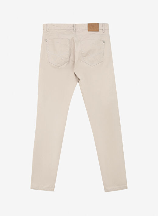 U.S. Polo Assn. Normal Bel Normal Paça Slim Fit Taş Erkek Pantolon MICHES 2