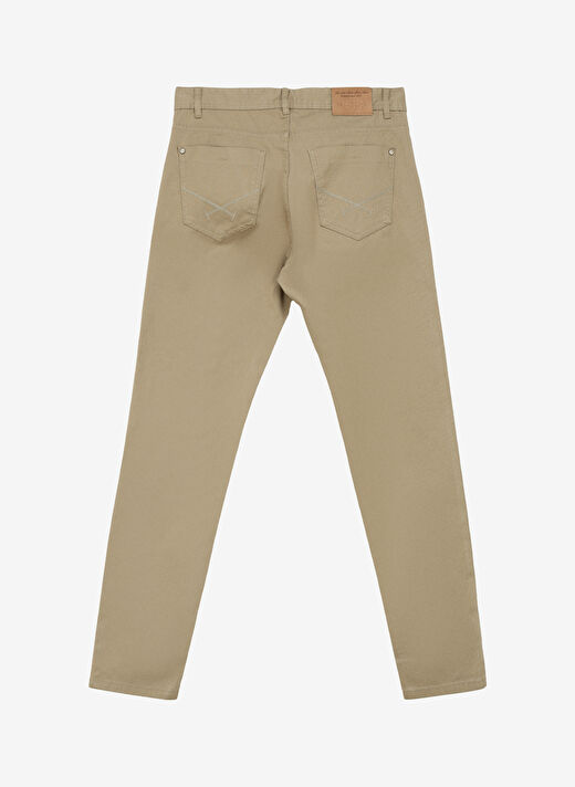 U.S. Polo Assn. Normal Bel Normal Paça Slim Fit Haki Erkek Pantolon MICHES 2