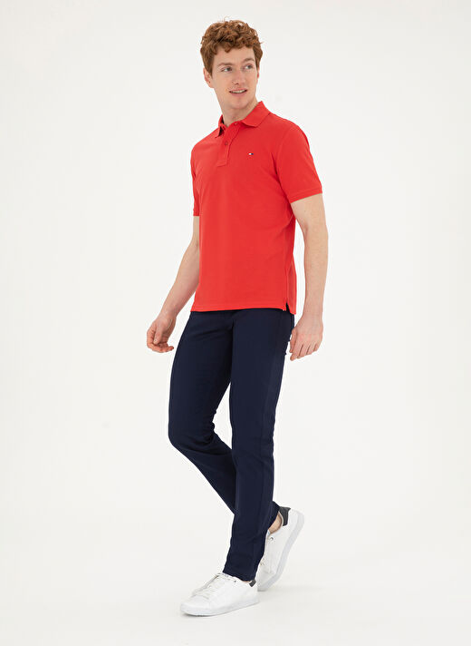 U.S. Polo Assn. Normal Bel Normal Paça Slim Fit Lacivert Erkek Pantolon MICHES 3