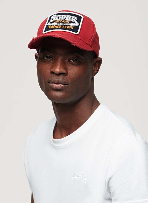 Superdry Kırmızı Erkek Baskılı Şapka W9010177A17I_GRAPHIC TRUCKER CAP  4