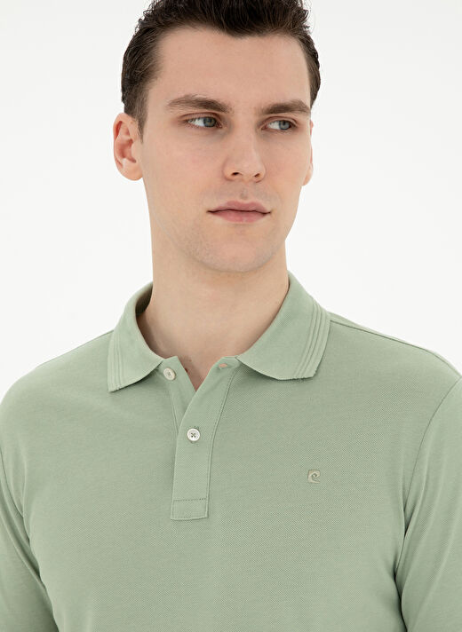 Pierre Cardin Düz Çağla Erkek Polo T-Shirt SUNNY 4