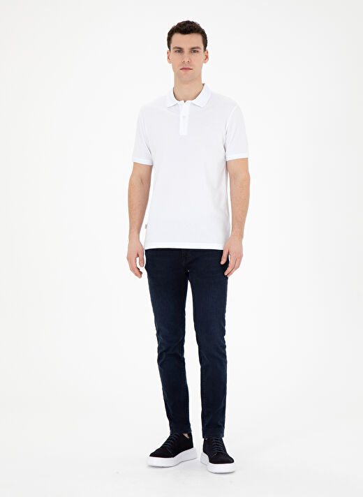 Pierre Cardin Düz Beyaz Erkek Polo T-Shirt SUNNY 3