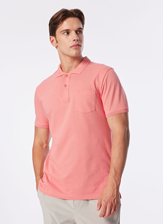 Pierre Cardin Düz Mercan Erkek Polo T-Shirt SUNNY-R 1