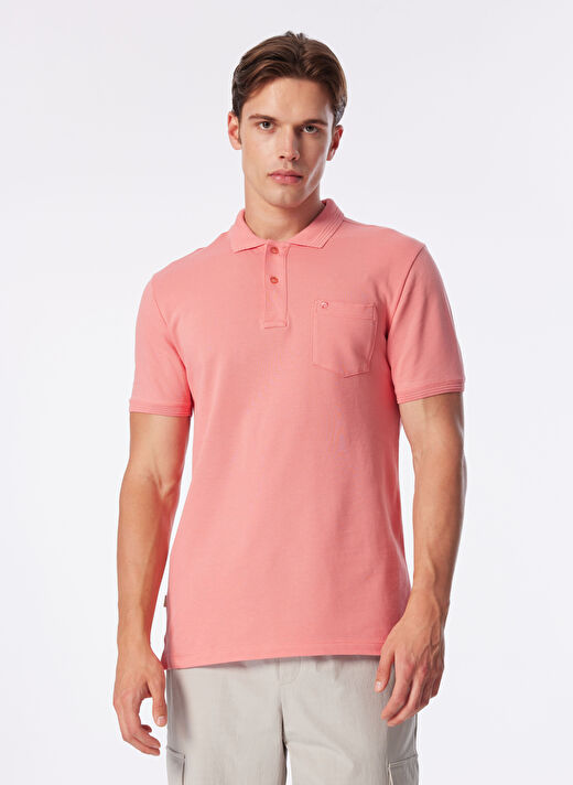 Pierre Cardin Düz Mercan Erkek Polo T-Shirt SUNNY-R 2