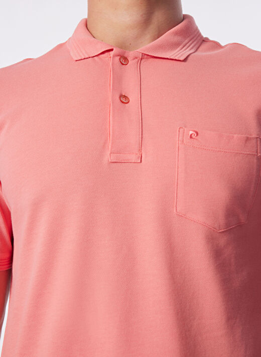 Pierre Cardin Düz Mercan Erkek Polo T-Shirt SUNNY-R 4