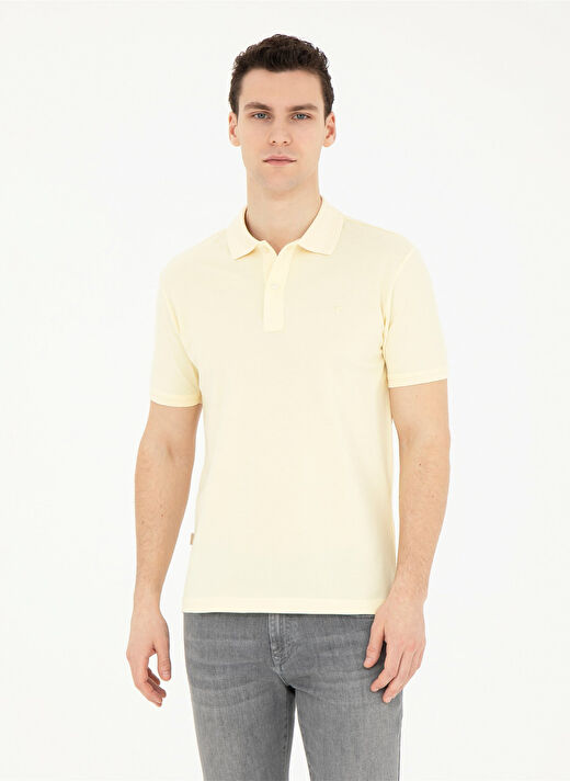 Pierre Cardin Düz Limon Erkek Polo T-Shirt SUNNY 1