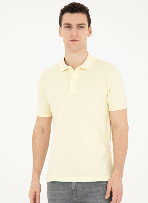 Pierre Cardin Düz Limon Erkek Polo T-Shirt SUNNY 3