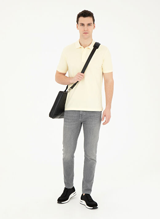 Pierre Cardin Düz Limon Erkek Polo T-Shirt SUNNY 4