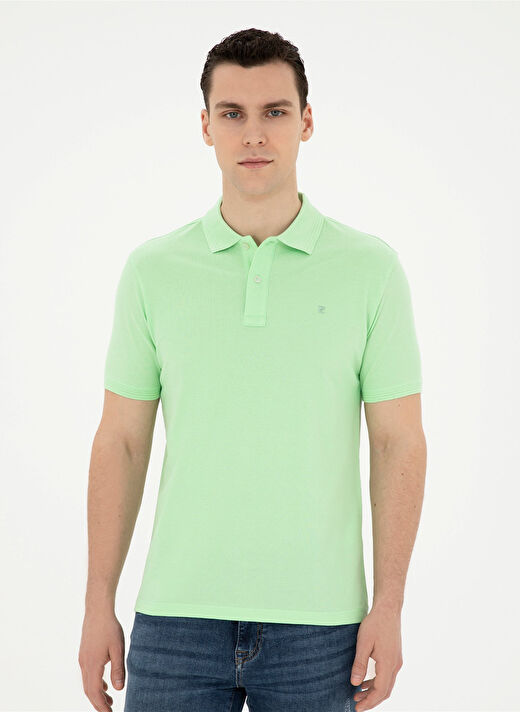 Pierre Cardin Düz Fıstık Erkek Polo T-Shirt SUNNY 1