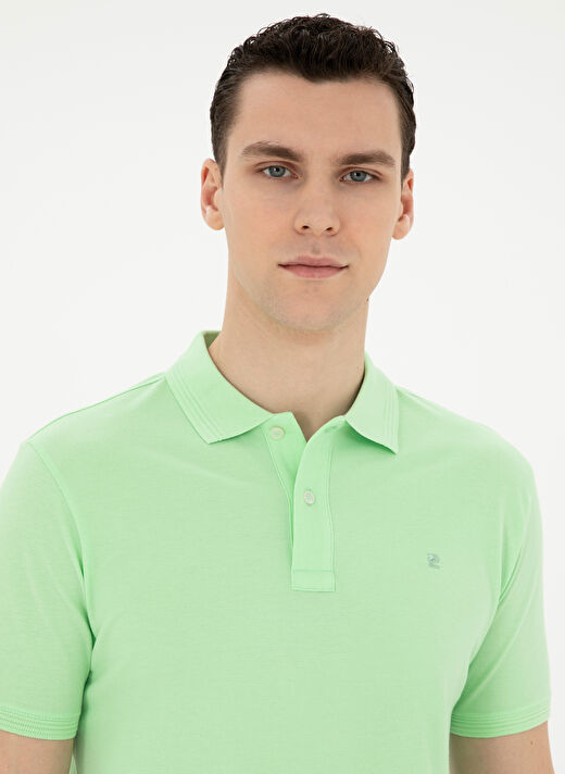 Pierre Cardin Düz Fıstık Erkek Polo T-Shirt SUNNY 2