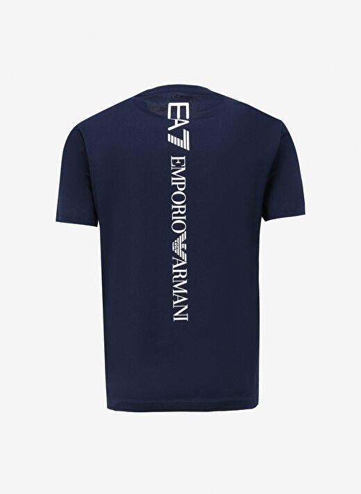EA7 Bisiklet Yaka Lacivert Erkek T-Shirt 8NPT18PJ02Z 2