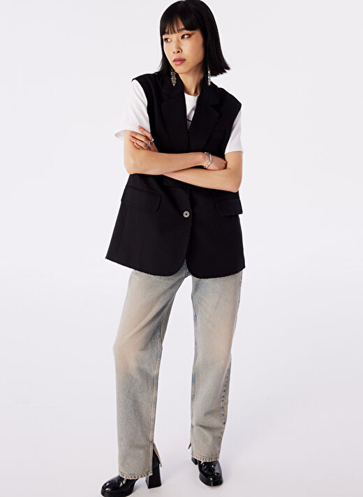 Twist Siyah Kadın Yelek TS1240106027001 4