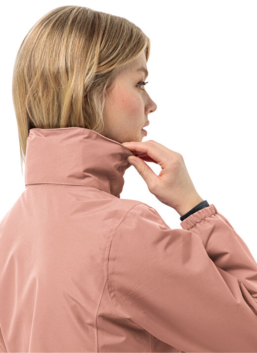 Jack Wolfskin Pembe Kadın Kapüşon Yaka Mont 1111202_2919_STORMY POINT 2L JKT W  3