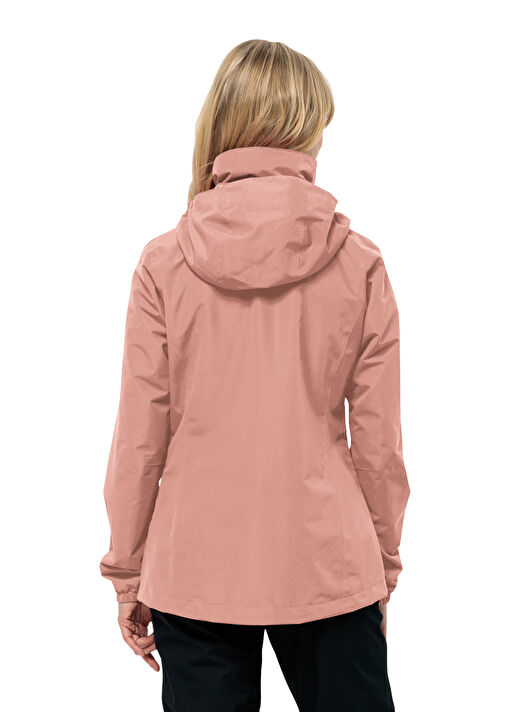 Jack Wolfskin Pembe Kadın Kapüşon Yaka Mont 1111202_2919_STORMY POINT 2L JKT W  4