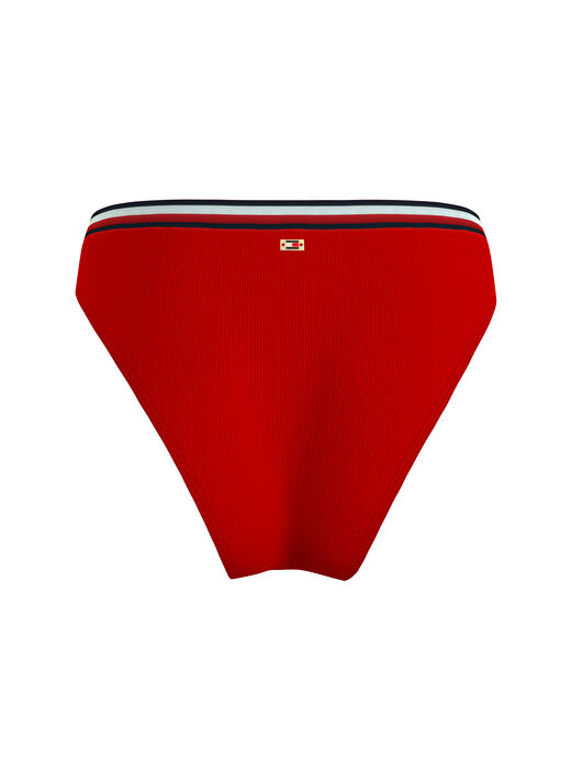 Tommy Hilfiger Kırmızı Kadın Bikini Alt CHEEKY HIGH LEG BIKI, XLG UW0UW0529 4